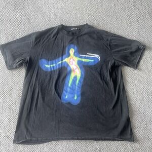 Aelfric Eden Distorted Black T Shirt. XL